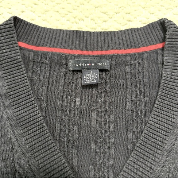 Tommy Hilfiger Penn State Cardigan Blue Women’s Size M - Picture 10 of 10